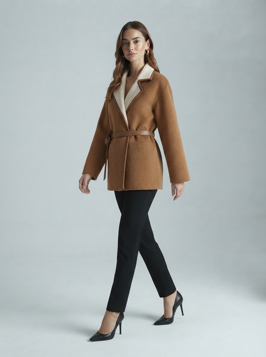 Kadın Bordo Süet Blazer Ceket