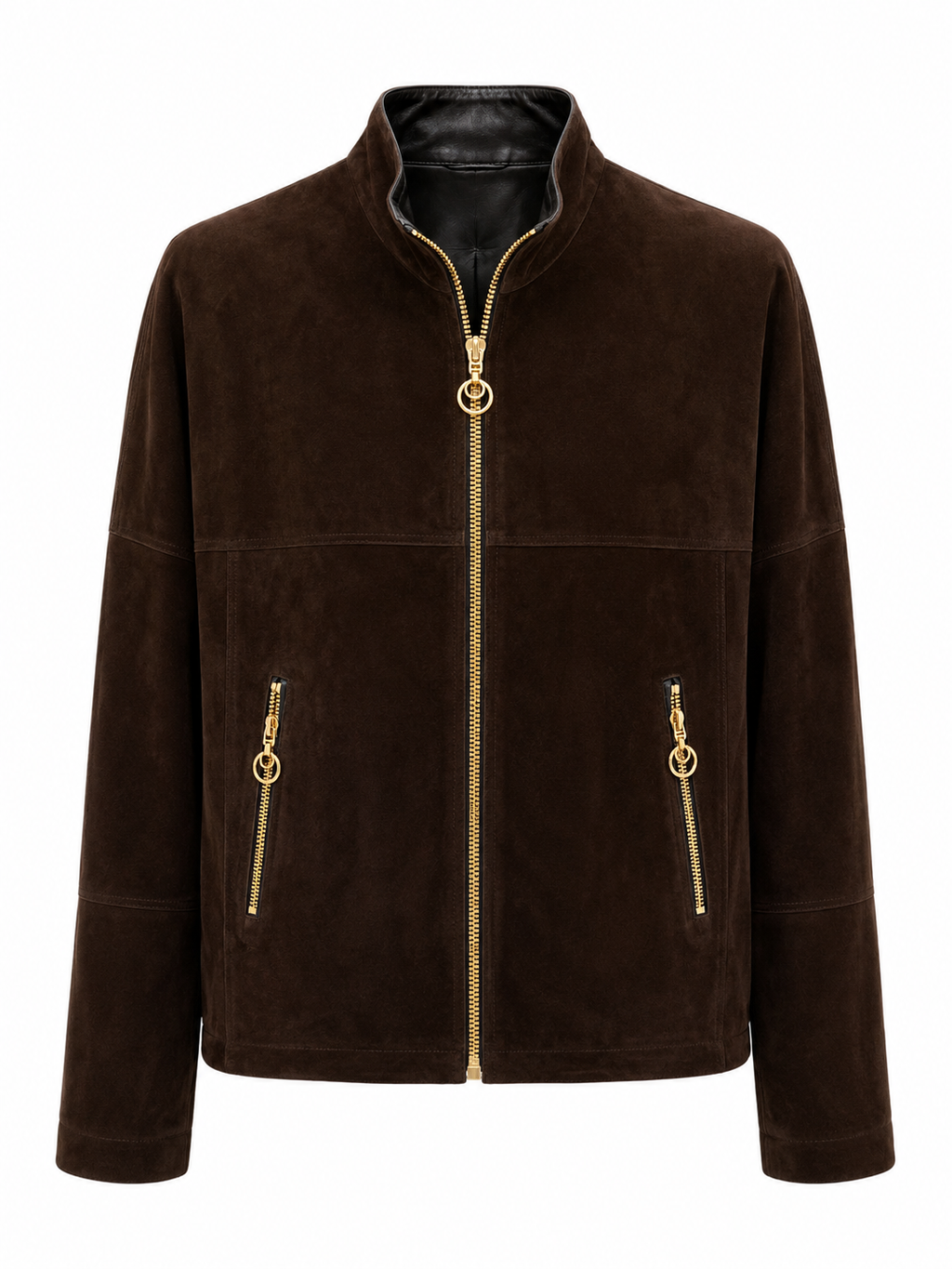 Erkek Kahverengi Süet Blazer Ceket