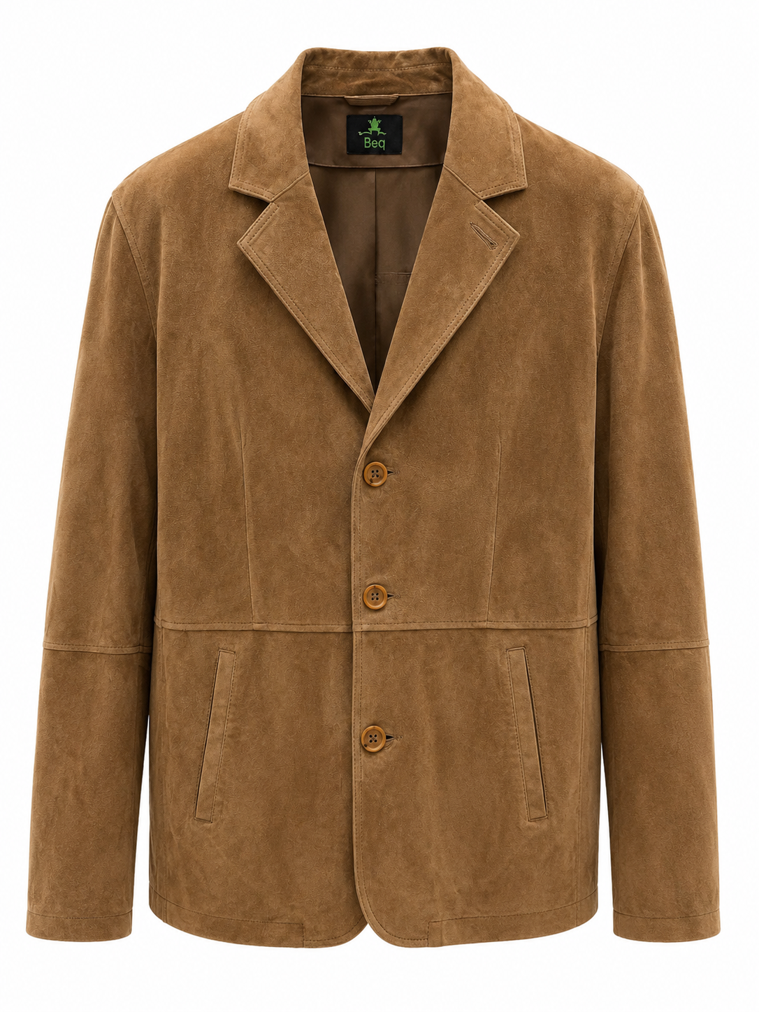 Erkek Kahverengi Süet Blazer Ceket